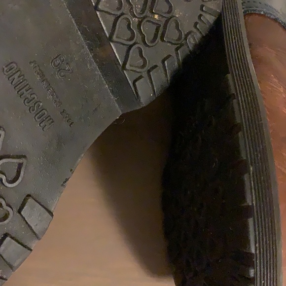 Moschino Vintage Colour Block Leather Booties - Toddler’s Size 29 - Picture 12 of 12